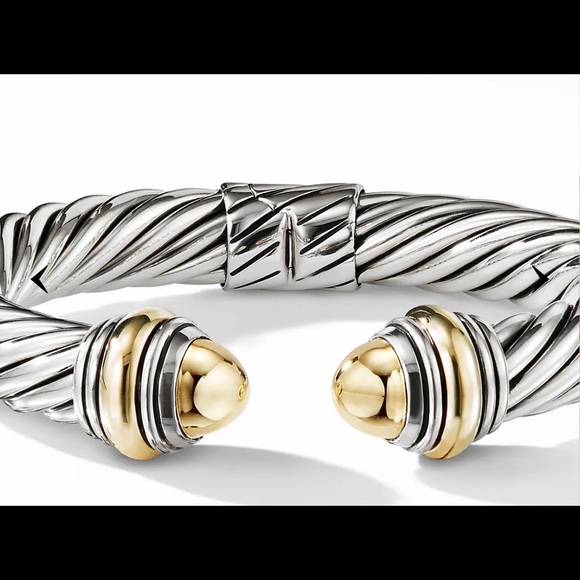 David Yurman Cable Classic® Bracelet with 14K Gold - Picture 2 of 9